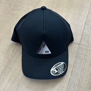 Travis Matthews Black Baseball Hat/Cap with Logo NEW